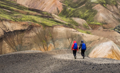 viagem de trekking