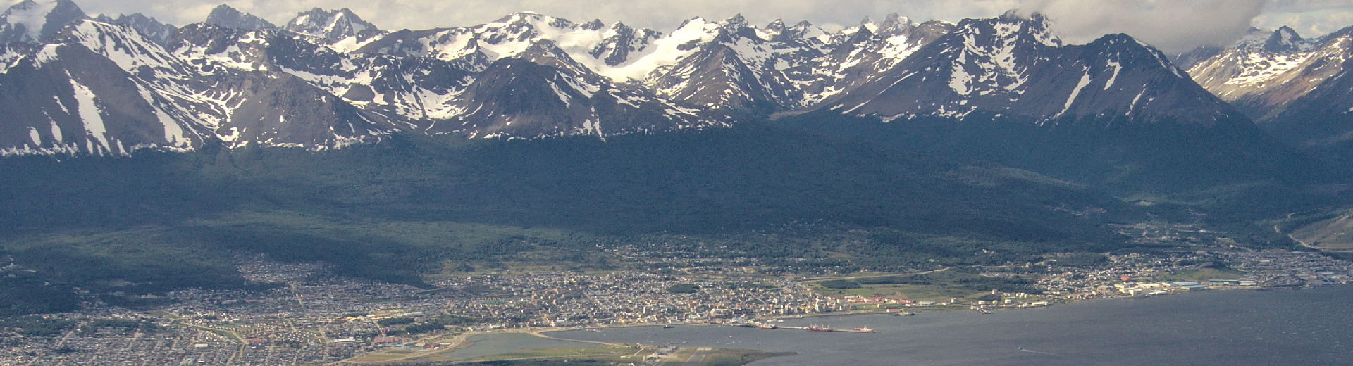 visao aerea de ushuaia