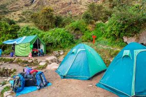 camping na trilha inca peru