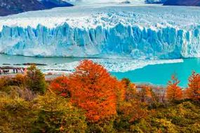 glaciar perito moreno no outono