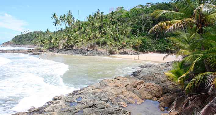 natureza e praia em itacare