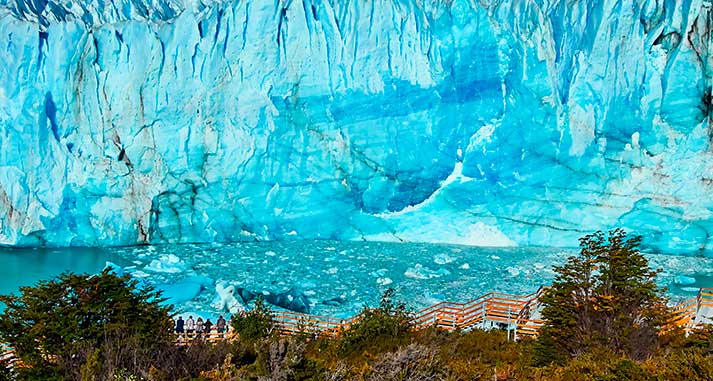 altura da parede do perito moreno na patagonia