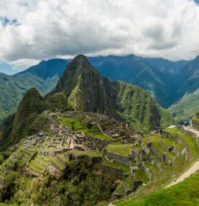 panoramica das ruinas de machu picchu