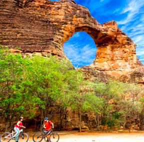 cicloturismo pedra furada na serra da capivara