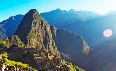 por do sol machu picchu