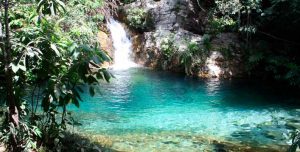 cachoeira de santa barbara veadeiros