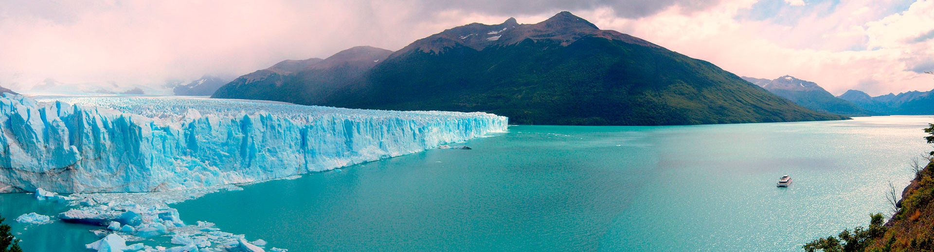 Vista panorâmica do Glaciar Perito Moreno