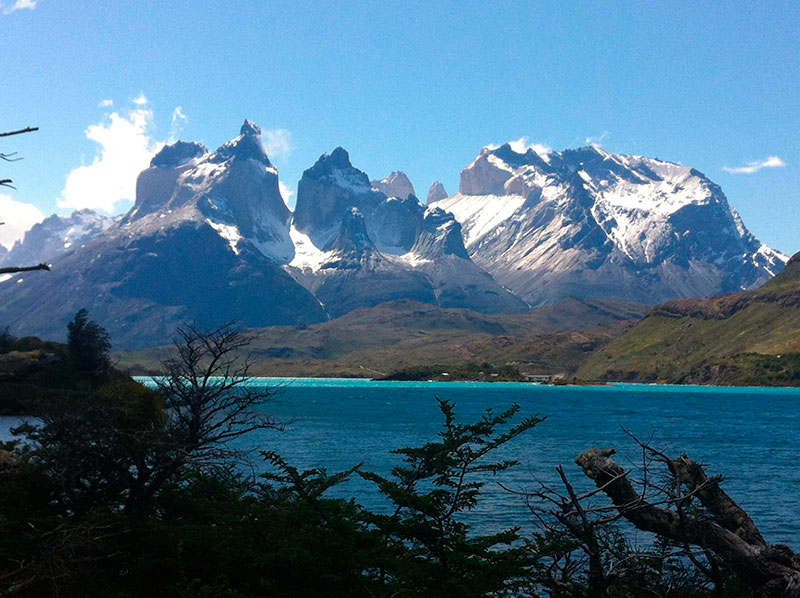 Durante o Circuito W de Torres del Paine, poderá avistar vários lagos