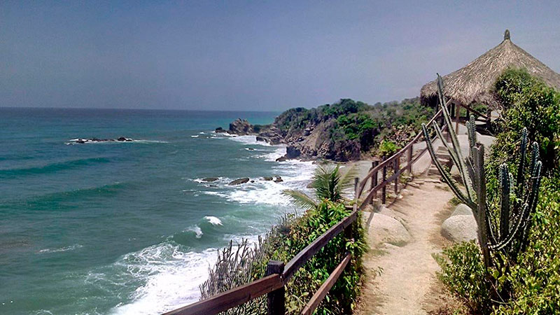 Rota de caminhada dentro do parque Tayrona: Lindas paisagens e águas cristalinas