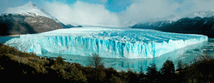 Foto panorâmica do Glaciar Perito Moreno