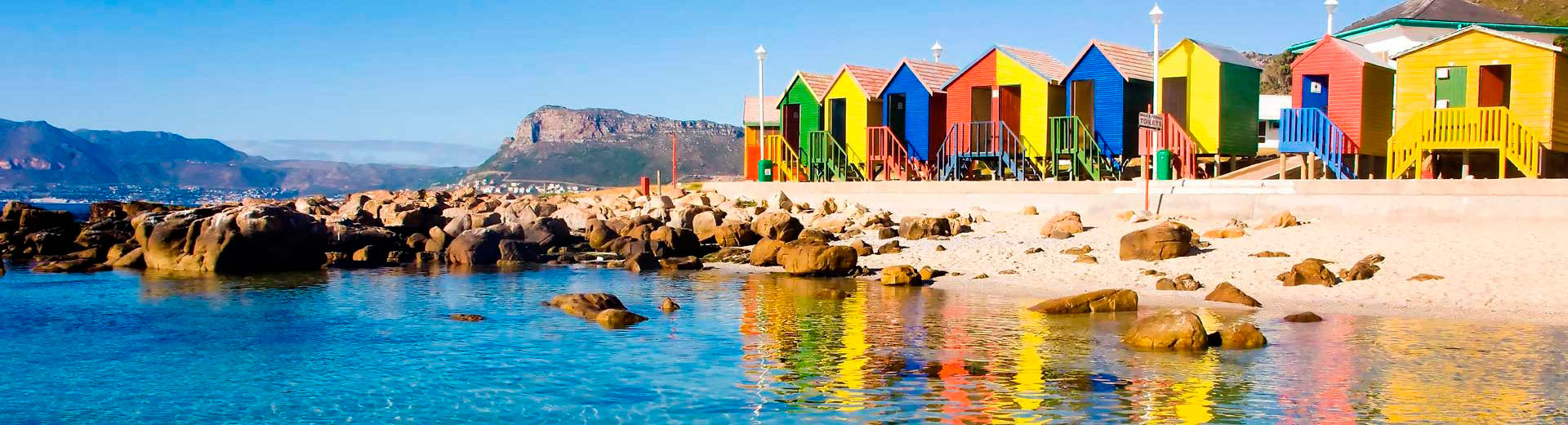 As praias de Cape Town oferecem um pacote maravilhoso de belezas naturais
