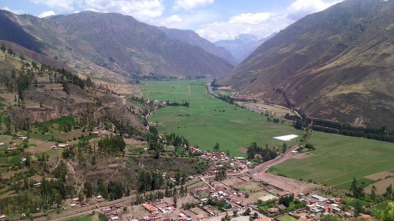 Vista do Valle Sagrado dos Incas, um lugar cheio de história
