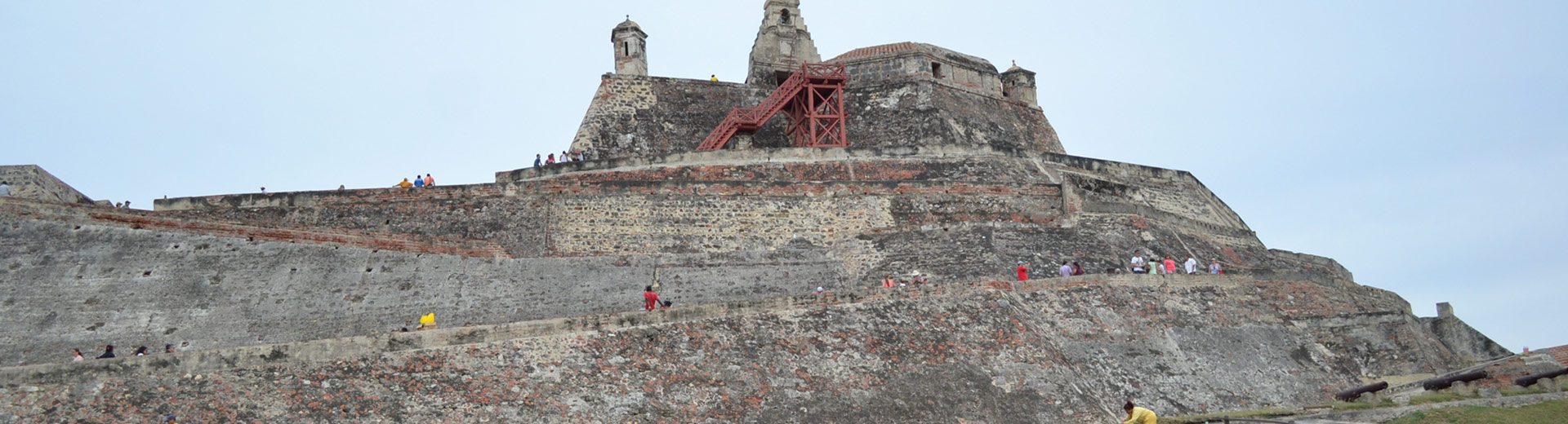 O Castelo de San Felipe Barajas é um dos pontos mais importantes da cidade de cartagena