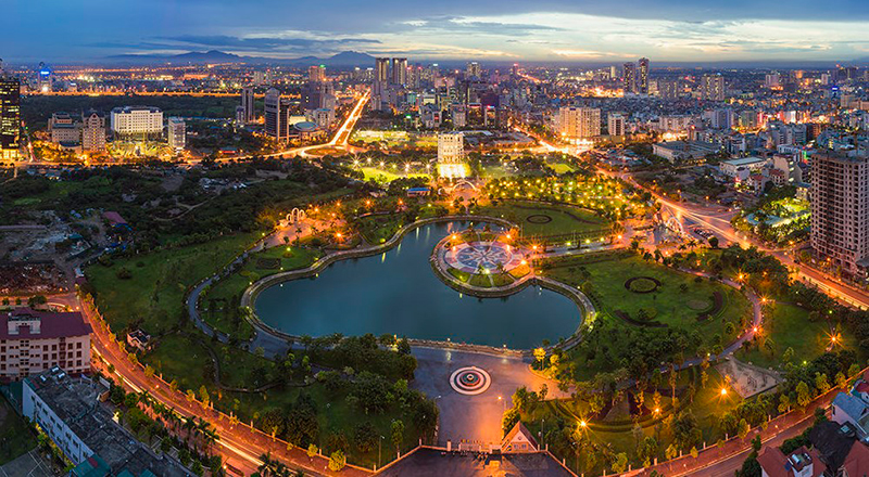 Roteiro de viagem para Indochina: Um grande centro urbano no Vietnã