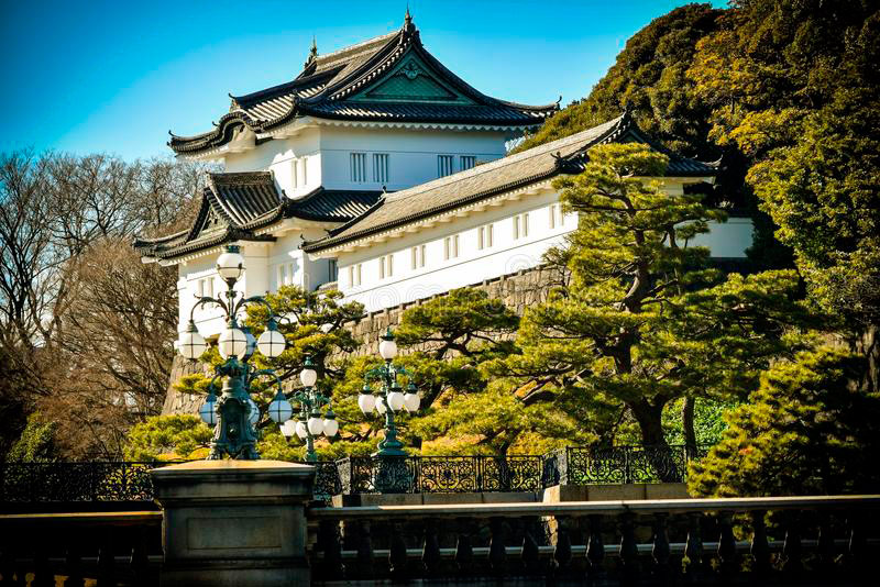 Tóquio possui também um jardim imperial belíssimo, deve ser visitado em sua viagem ao oriente