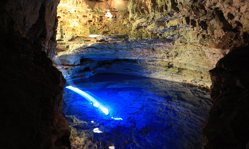 Chapada Diamantina: Poço encantado é um local deslumbrante