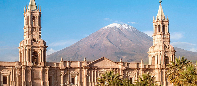 Viagem para Arequipa: Uma bela vista do vulcão misti