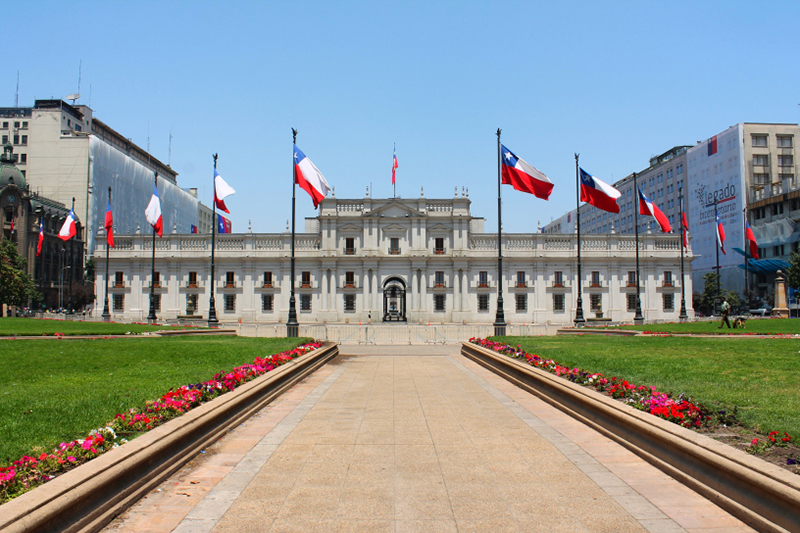 Passeios no Chile:  Visitar o Palacio La Moneda é um passeio incrível