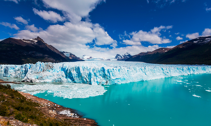 Viagem para a Argentina: As grandes geleiras são um espetáculo à parte.