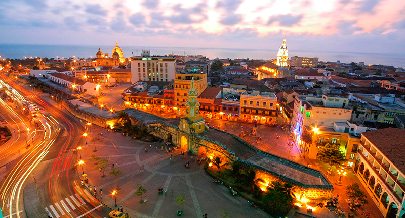 Caribe colombiano: O centro histórico de Cartagena é belíssimo
