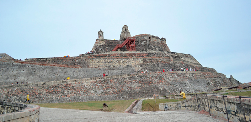 Caribe colombiano: Visitar o castelo de San Felipe de Barajas é uma atividade interessante para toda a família