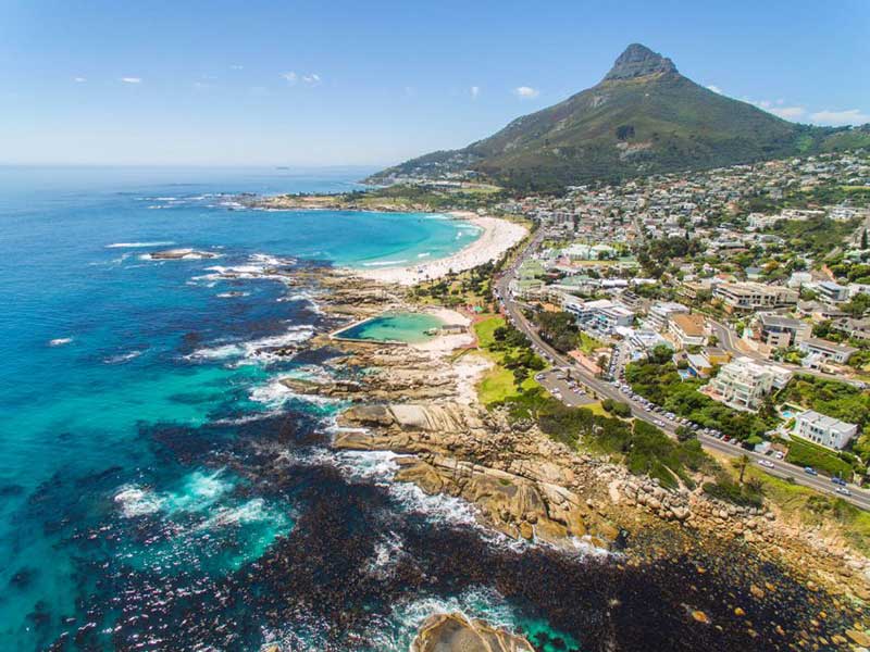 Passeios na África do Sul: A região costeira é muito bela