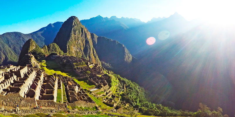 por do sol machu picchu