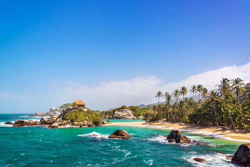 Praias do Caribe: O Tayrona possui praias incríveis e o cabo de San Juan Del Guia é uma delas