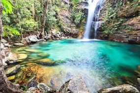 Um dos destinos nacionais qeu permite conhecer muitas cachoeiras e a chapada dos veadeiros