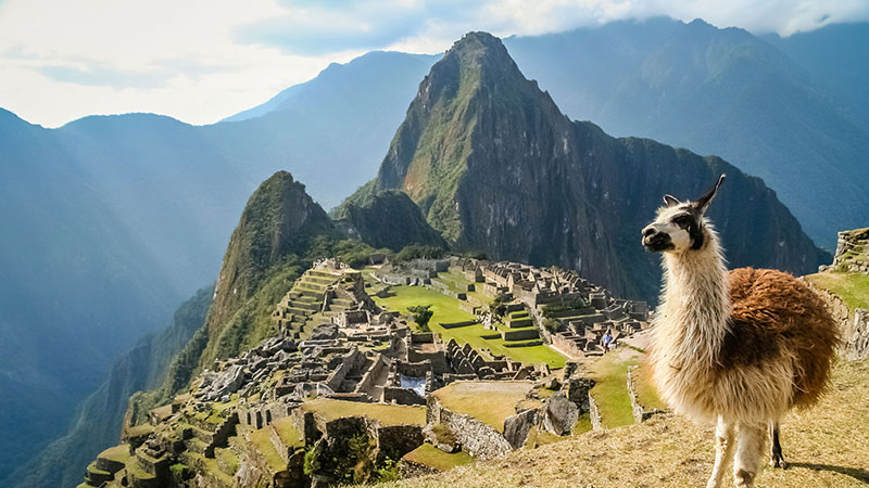 Rota para Machu Picchu: Fica localizado na região de águas calientes