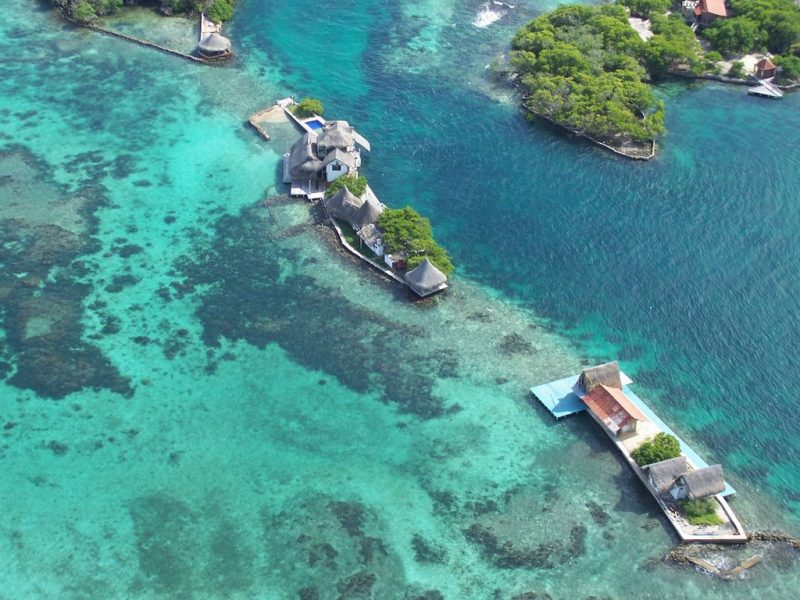 Melhores praias de Cartagena: A isla del pirata fica localizada no Arquipélago das Islas del Rosario