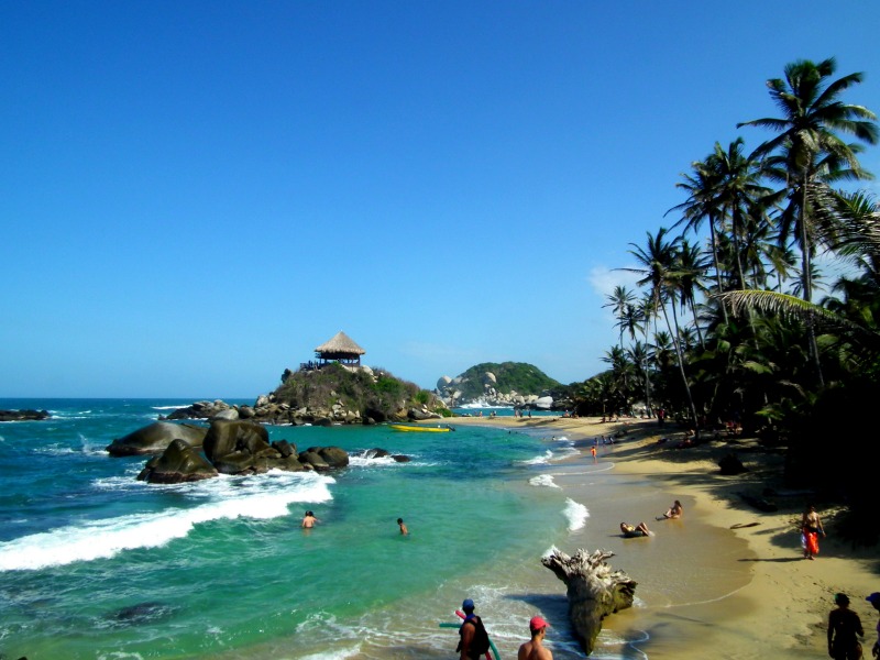 Praias do Tayrona: O Cabo de San Juan del Guia é muito belo