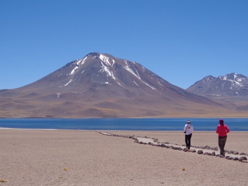 Turismo no Atacama: Lagunas lindas e coloridas