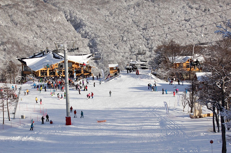 Cerro Castor é um centro de esportes da neve com uma estrutura incrivel