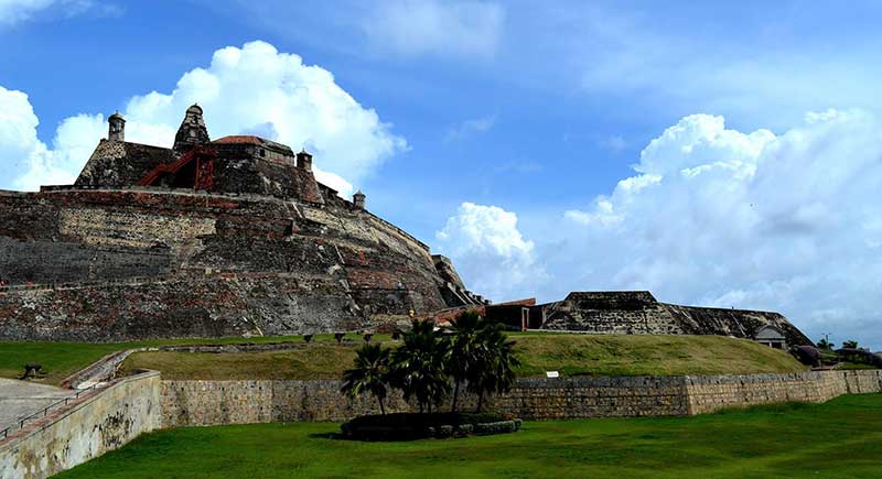 O Castelo de san Felipe de Barajas é um passeio muito bom para fazer em cartagena