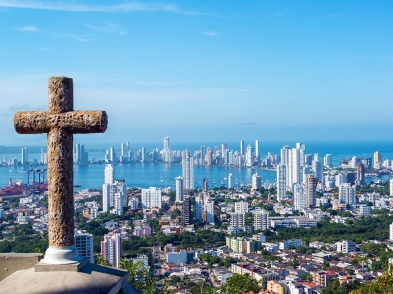 A vista de Cartagena é incrpivel