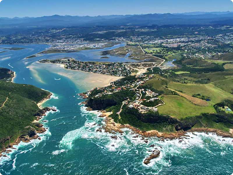 Knysna é uma cidade bela e cheia de atividades