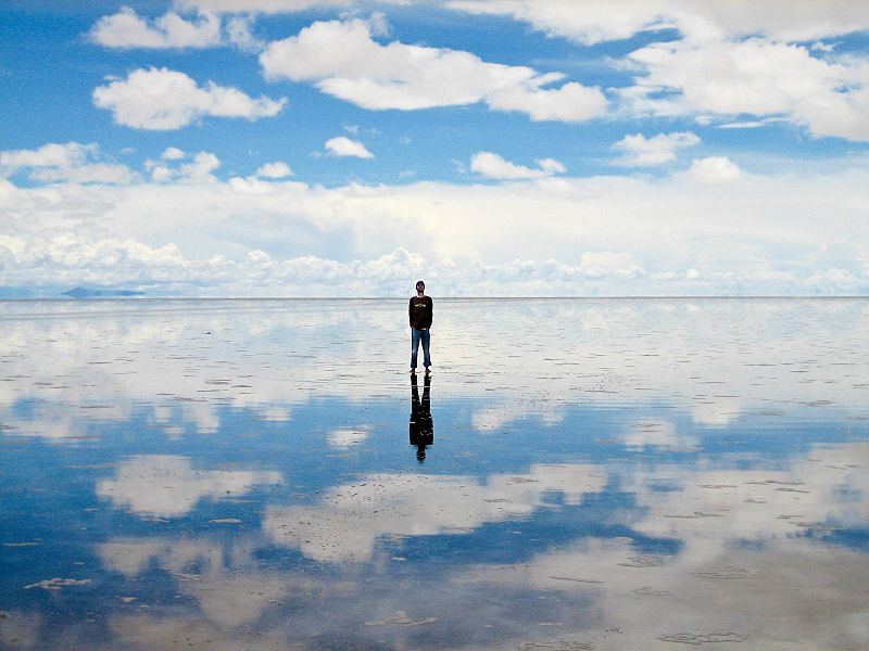 Onde é o Céu? O Salar de Uyuni proporciona uma das visões mais incríveis