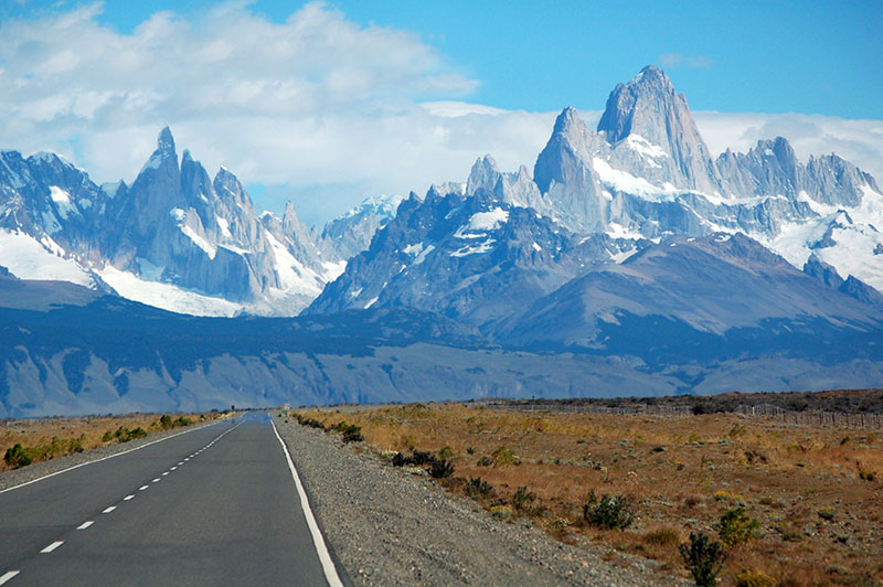 A cidade de El chaltén é aconchegante